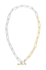 Sierra Winter Jewelry Gemini Necklace - Sterling Silver/Gold Vermeil - Thumbnail 3