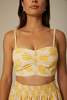 Santicler Daria Cotton Bralette - Yellow Floral - Thumbnail 4