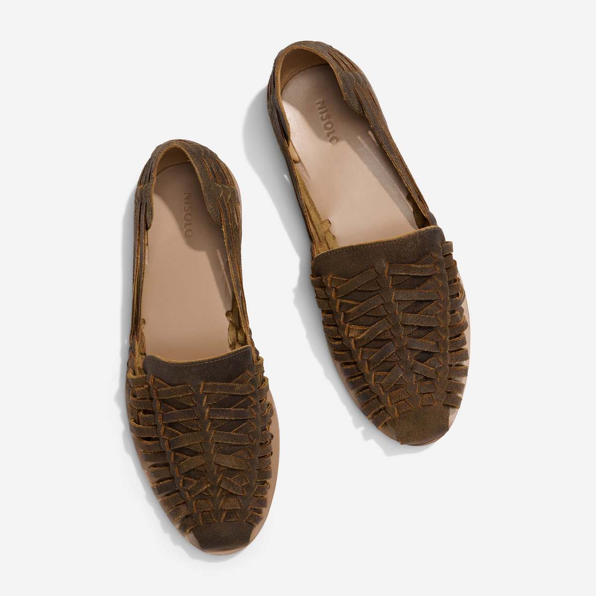 Nisolo Huarache Sandals Waxed Brown Nisolo Huarache Sandal - Tobacco | Loafers | Huckberry main image 2