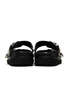 Toga Virilis Leather Buckle Sandals - Black - Thumbnail 4