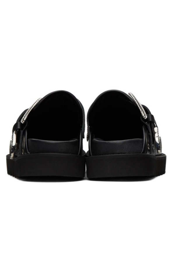 Toga Pulla Eyelet Metal Sabot shoes - Black | Garmentory