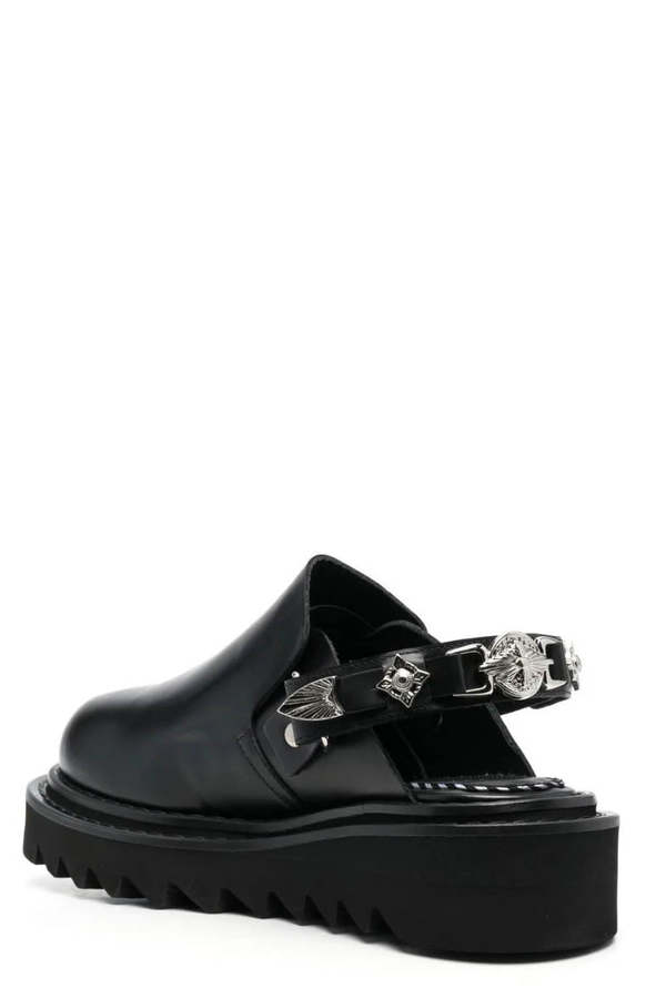 Toga Pulla Strap Mule - Black | Garmentory