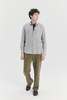 Delikatessen Finest Mix of Italian Cotton and Virgin Wool Feel Good Shirt - Grey  - Thumbnail 5