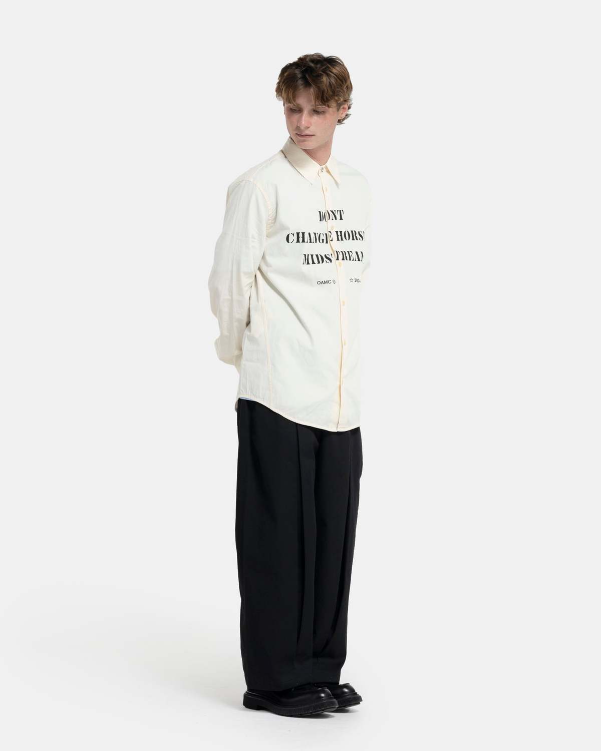 Sage Nation Box Pleat Trouser - Black | Garmentory