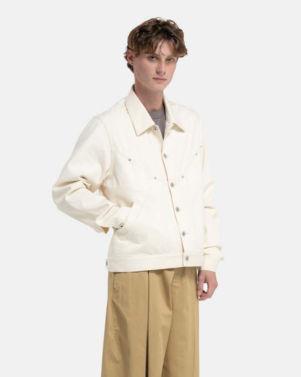 Sage Nation Denim Jiji Jacket - Ecru | Garmentory