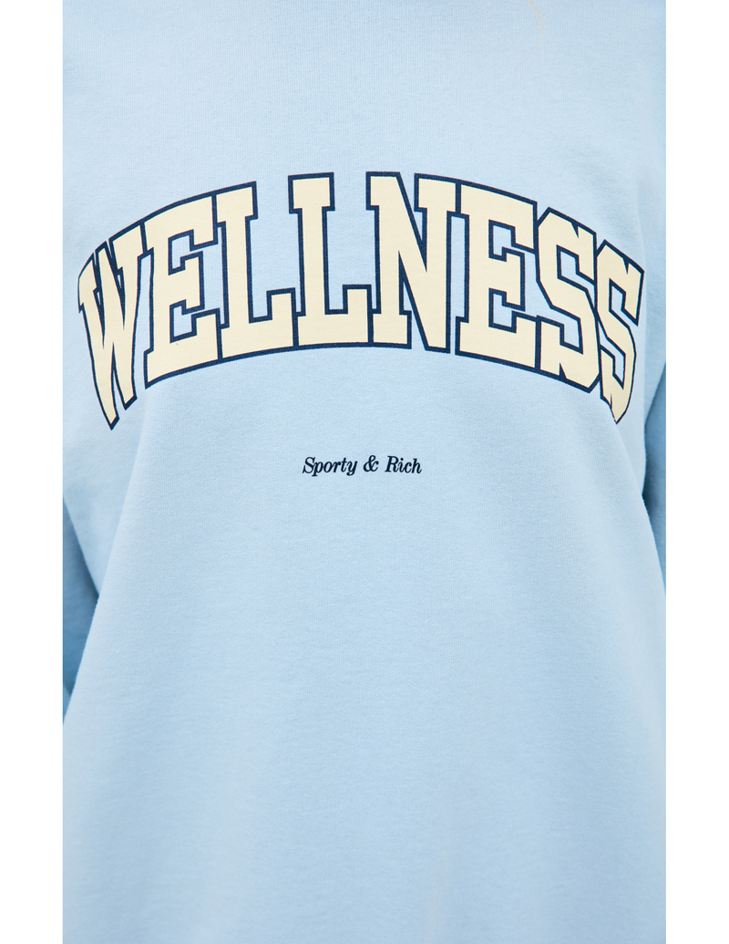 スウェット・トレーナー Sporty & Rich Wellness Sweatshirt CR662NA Wellness Ivy Crewneck - Navy/Red – Sporty & Rich