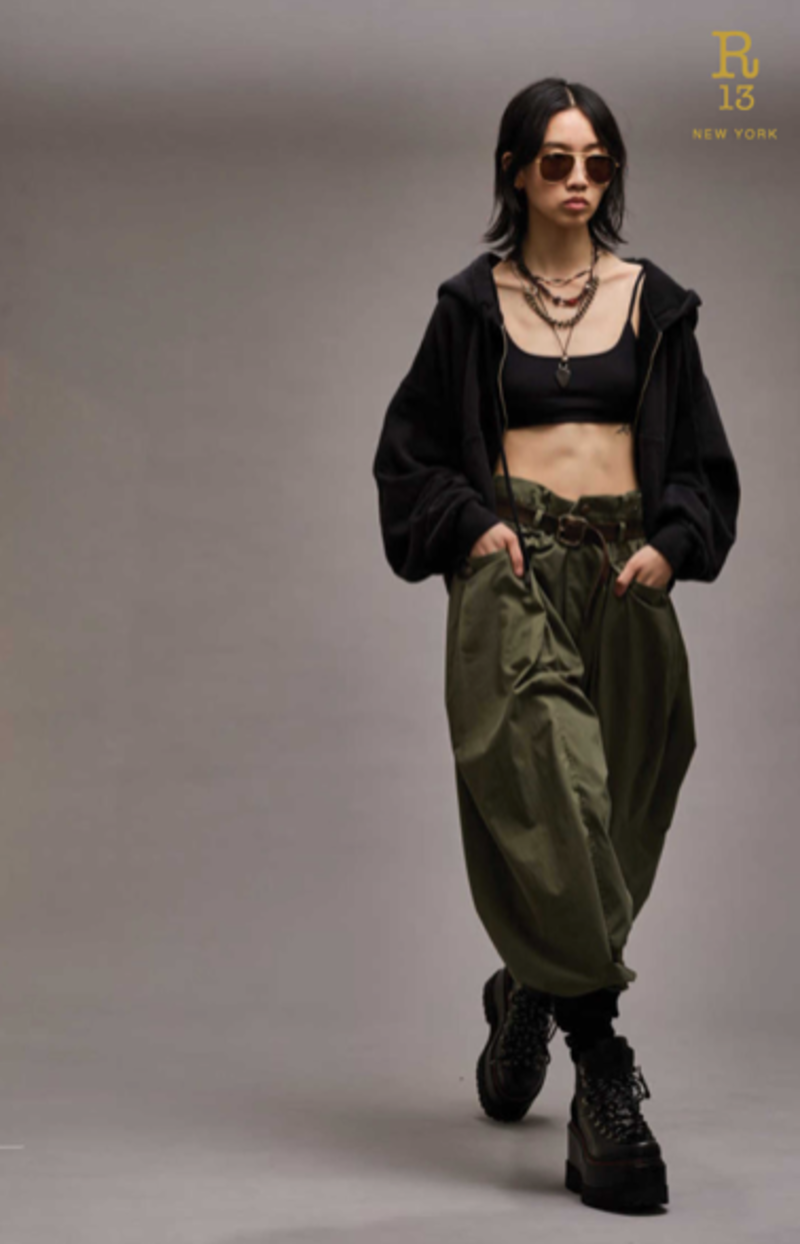 R13 Balloon Zip Hoodie | Garmentory