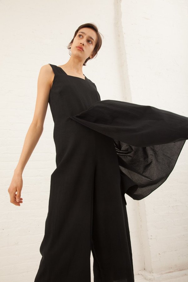 Correll Correll Apro Jumpsuit in Black Correll Correll Apro Jumpsuit in Black