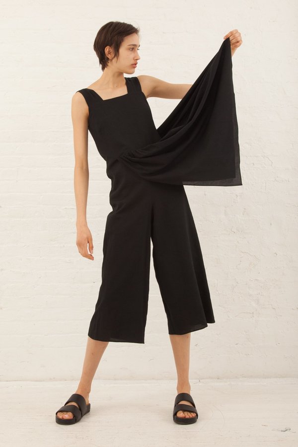 Correll Correll Apro Jumpsuit in Black Correll Correll Apro Jumpsuit in Black