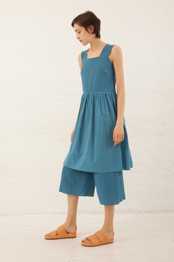 Correll Correll Apro Jumpsuit in Light Blue Correll Correll Apro Jumpsuit in Light Blue