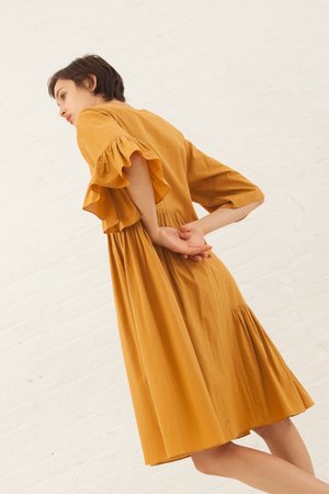 Correll Correll Coco Two Dress in Gold Correll Correll Coco Two Dress in Gold