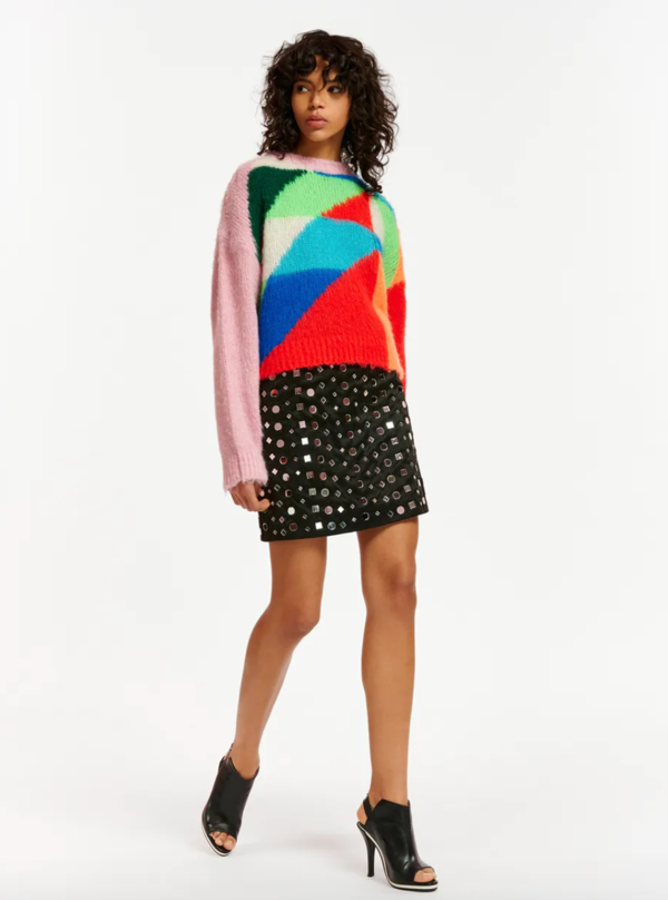 Essentiel Antwerp Eshiny Satin Mini  - Black/Silver