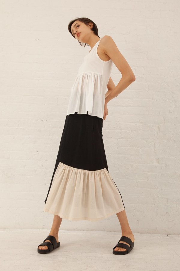 Correll Correll Flocco Skirt in Black/Ivory Correll Correll Flocco Skirt in Black/Ivory