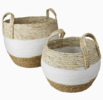Homart Gideon Grass & Cotton Baskets - Thumbnail 2