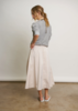 Aquarius Cocktail Le Taffeta Midi Skirt - Nude Pink - Thumbnail 3