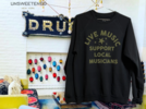 Unsweetened New York Live Music Crew Sweatshirt - black - Thumbnail 1