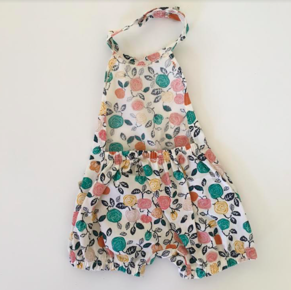 Kids Lucy & Leo Madison Square Romper - Flowers Kids Lucy & Leo Madison Square Romper - Flowers