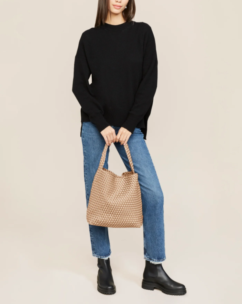 Naghedi Nomad Medium Hobo Bag - Camel | Garmentory