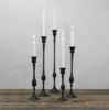 Homart Large Petro Metal Taper Candle Holder - Thumbnail 2