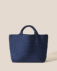 Naghedi St. Barths Medium Tote - Ink Blue - Thumbnail 5
