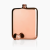 Viski Summit Polished Copper Plated Flask - Pink - Thumbnail 5