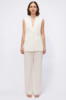 Simkhai The Kirby Vest - Ivory - Thumbnail 1