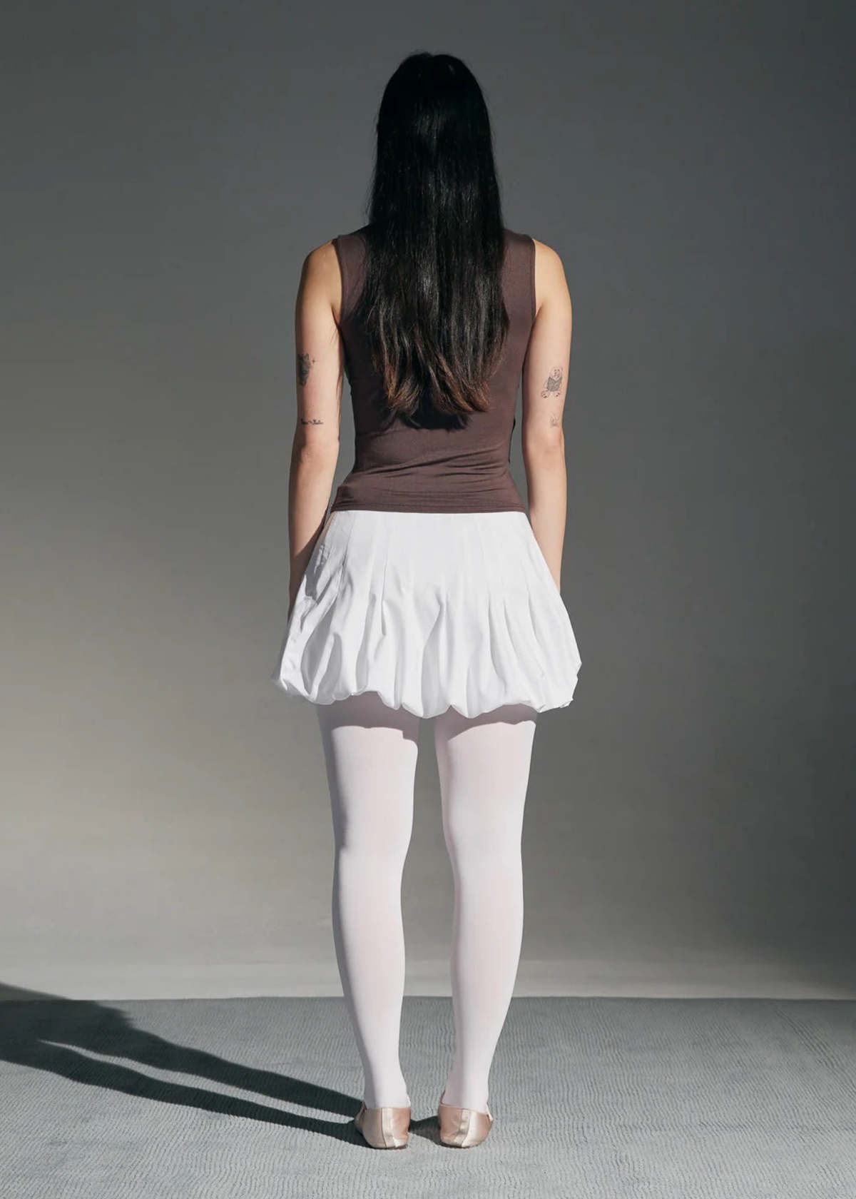 Geel Cloud Mini Skirt - White | Garmentory