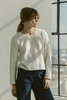 Carleen Boatneck Long Sleeve - White Thermal - Thumbnail 3
