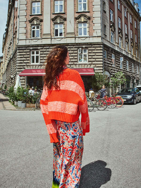 Essentiel Antwerp Group Knit Sweater Orange