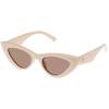 Le Specs Hypnosis Sunglasses - Ivory - Thumbnail 2