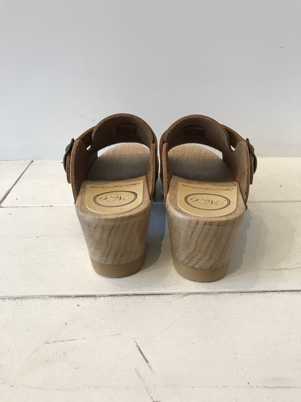 No.6 Sadie Clog On Mid Heel