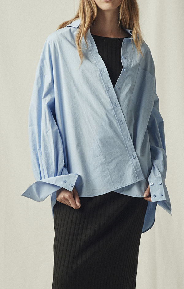 MIJEONG PARK OVERSIZED SHIRT - LIGHT BLUE MIJEONG PARK OVERSIZED SHIRT - LIGHT BLUE