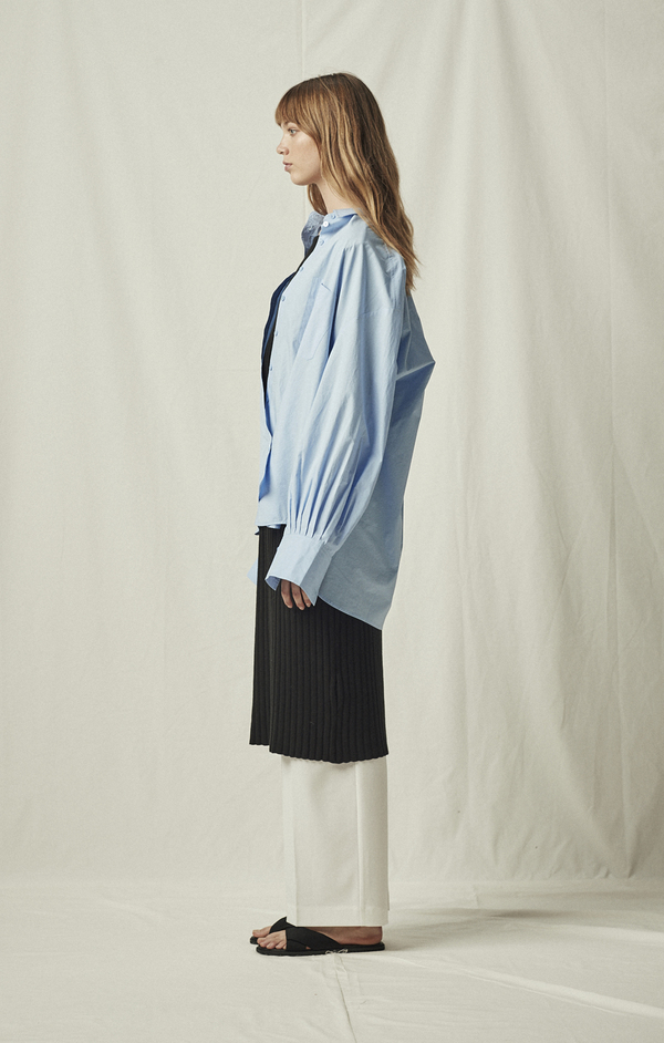MIJEONG PARK OVERSIZED SHIRT - LIGHT BLUE MIJEONG PARK OVERSIZED SHIRT - LIGHT BLUE