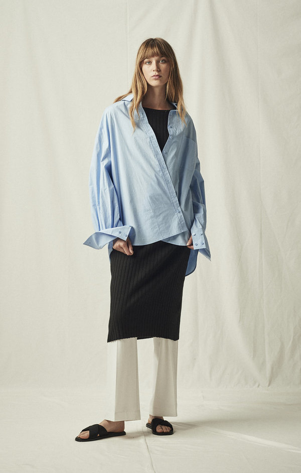 MIJEONG PARK OVERSIZED SHIRT - LIGHT BLUE MIJEONG PARK OVERSIZED SHIRT - LIGHT BLUE