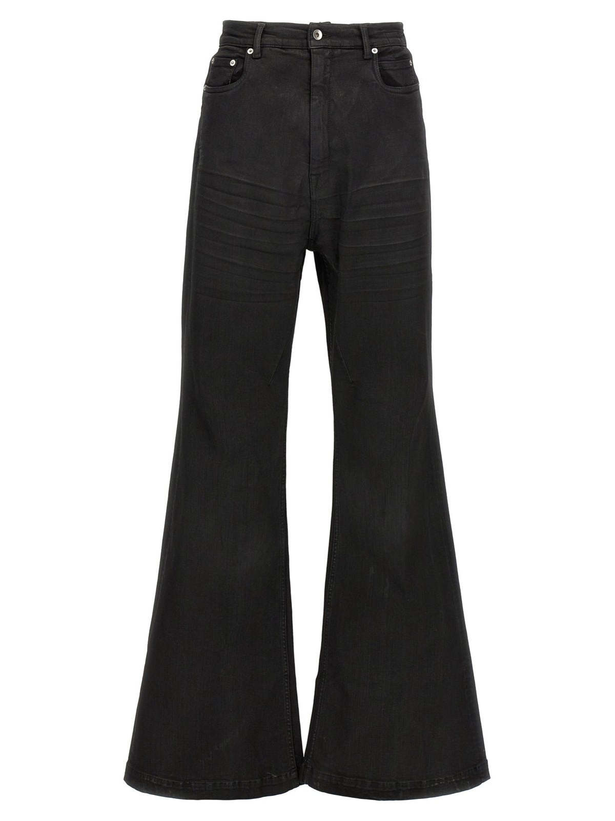 Rick Owens Bolan Bootcut Jeans - Black Wax | Garmentory