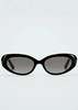 Thistles The Coco Sunglasses - Black/Smoke - Thumbnail 1