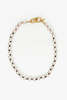 Clare V. Beaded Strand Necklace - Silver/Gold - Thumbnail 4