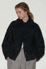 Deiji Studios Boiled Wool Coat - Black - Thumbnail 1