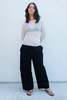 Deiji Studios Boiled Wool Pant - Black - Thumbnail 1