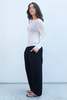 Deiji Studios Boiled Wool Pant - Black - Thumbnail 3