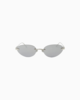 Elisa Johnson Trinity Sunglasses - Gloss Silver - Thumbnail 3