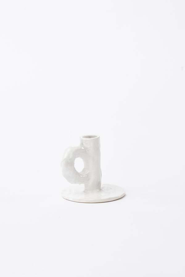 NIKO JUNE Studio Candlestick - White