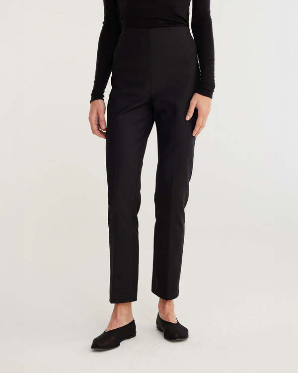 Rohe Cigarette Leg Trousers - Black