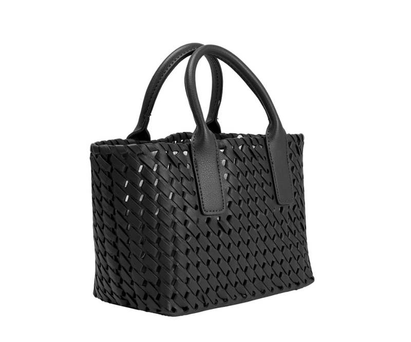 Melie Bianco Chloe Small Tote Bag - Black Melie Bianco Chloe Small Tote Bag - Black
