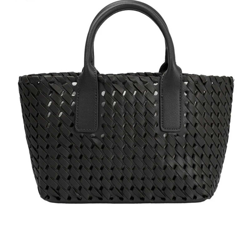 Melie Bianco Chloe Small Tote Bag - Black Melie Bianco Chloe Small Tote Bag - Black