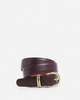 Flattered Beatrice Leather Belt - Burgundy - Thumbnail 3