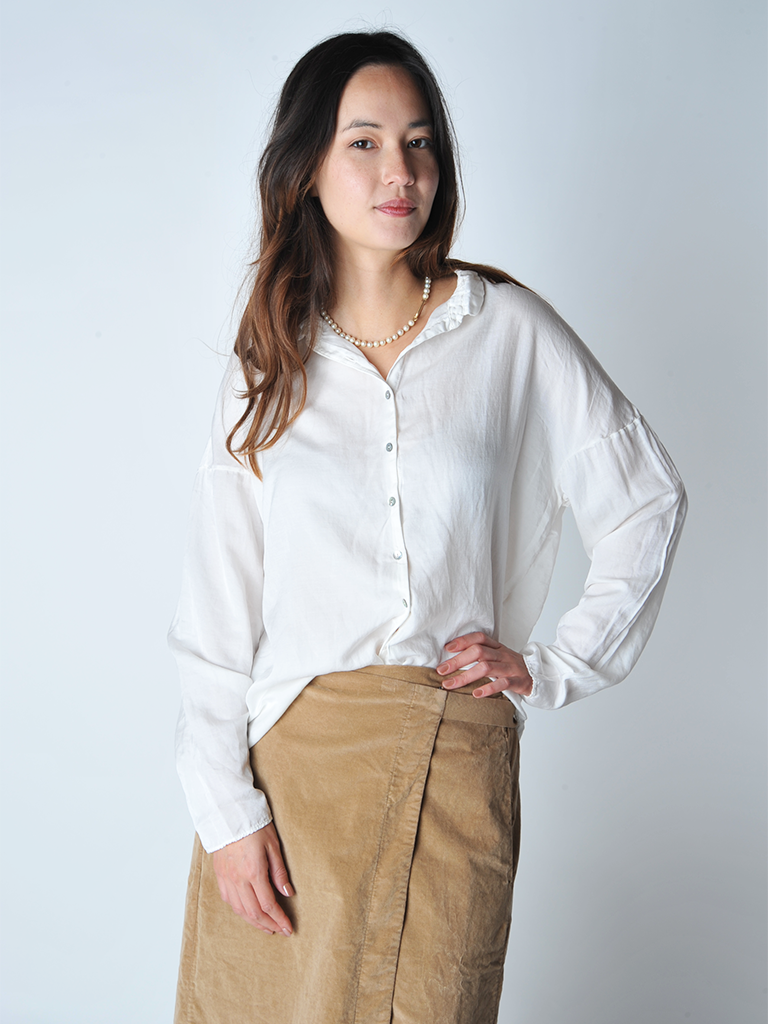Album di Famiglia Sugar Velvet Wrap Skirt - Tan | Garmentory