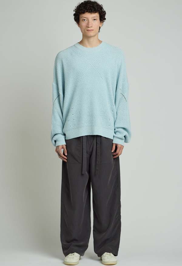 The NKC Store Breezy Knit Pullover - blue