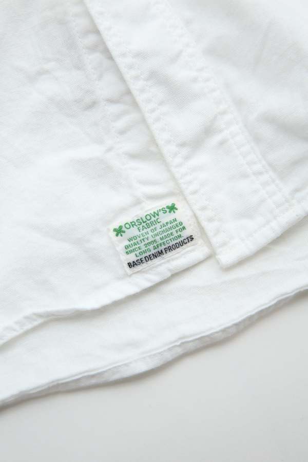 Orslow orSlow CHAMBRAY WORK SHIRT - White