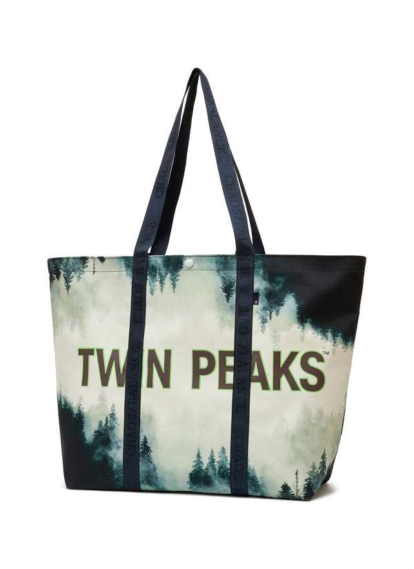 新品 UNDERCOVER Twin Peaks 転写ショルダートートバッグ Undercover Twin Peaks Tote Bag - Black | Garmentory